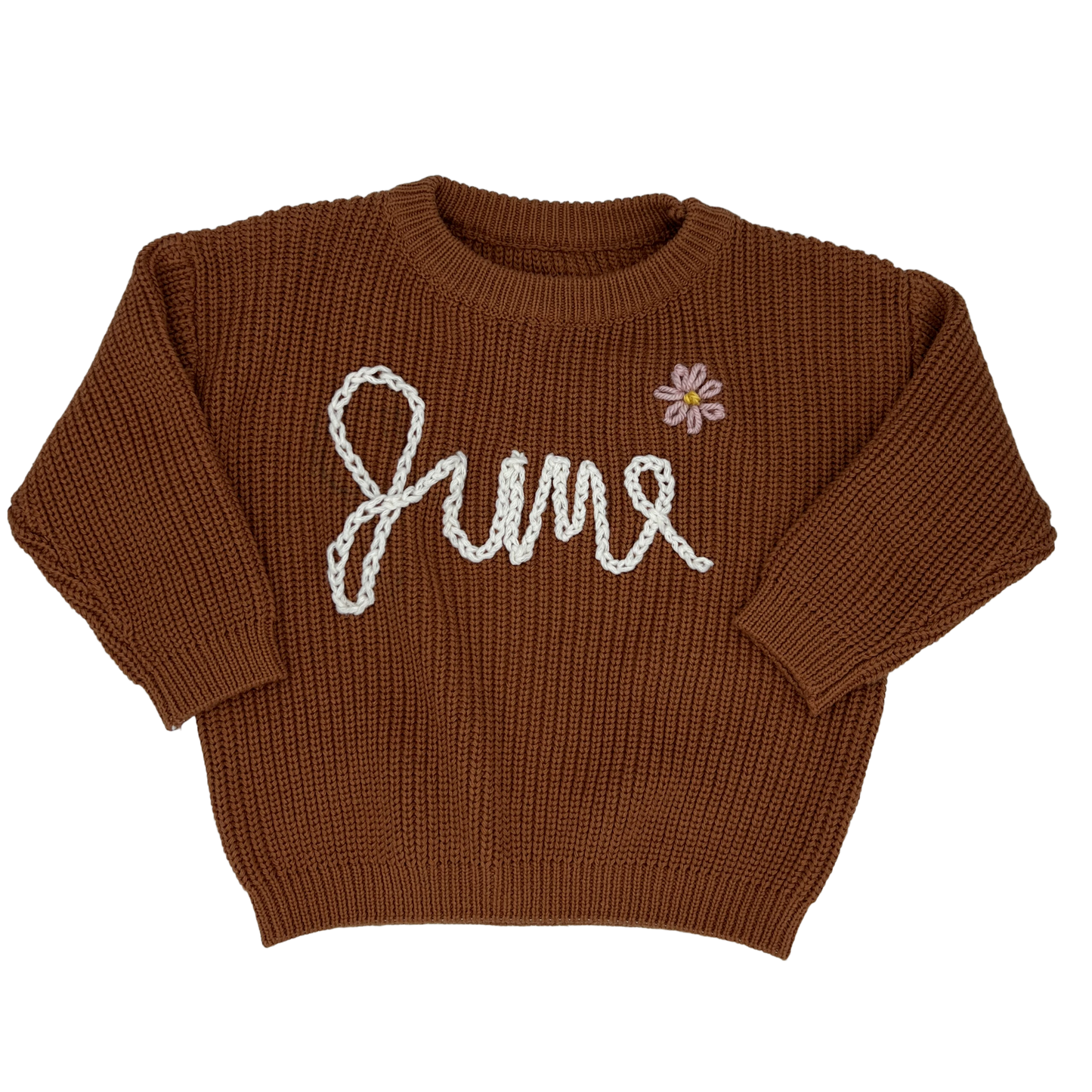 Personalized Hand Embroidered Baby and Toddler Sweaters