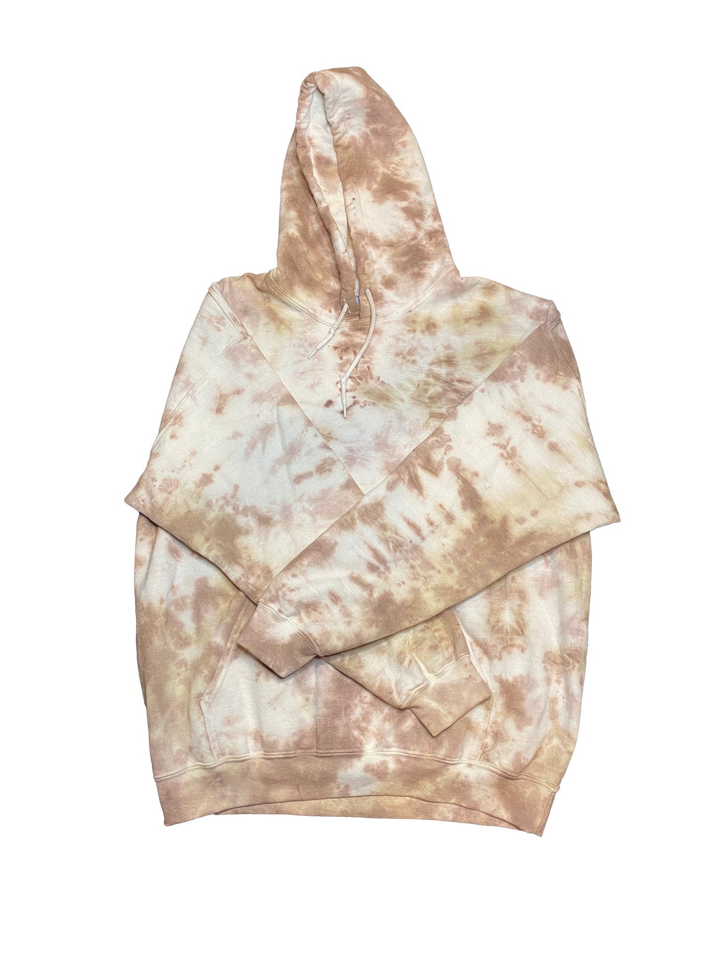 Coffee Tie Dye Hoodie – Handmade, One-of-a-Kind Comfort