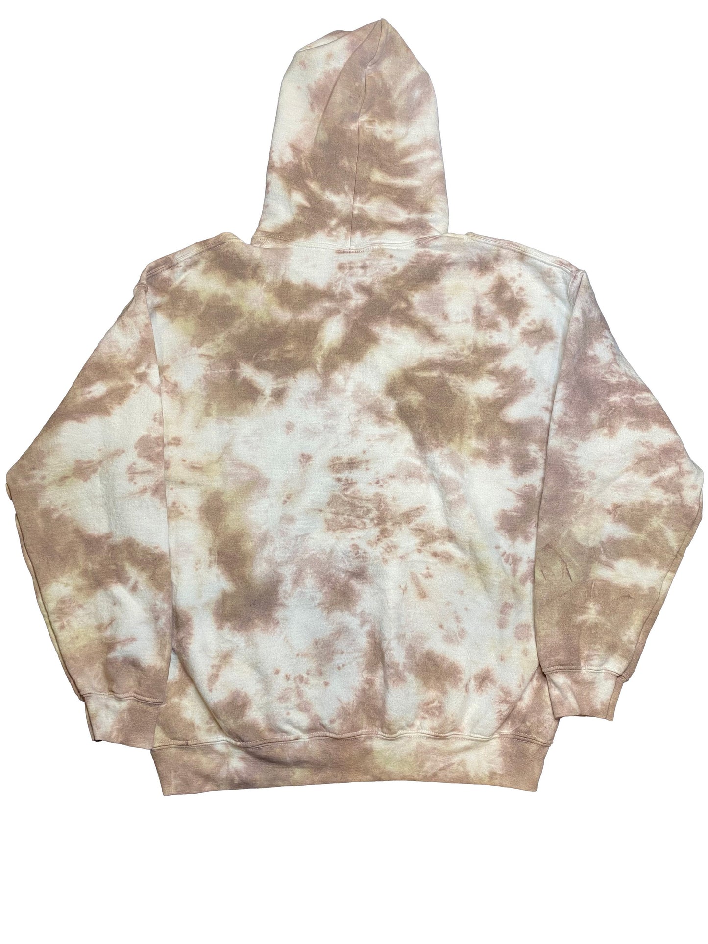 Coffee Tie Dye Hoodie – Handmade, One-of-a-Kind Comfort