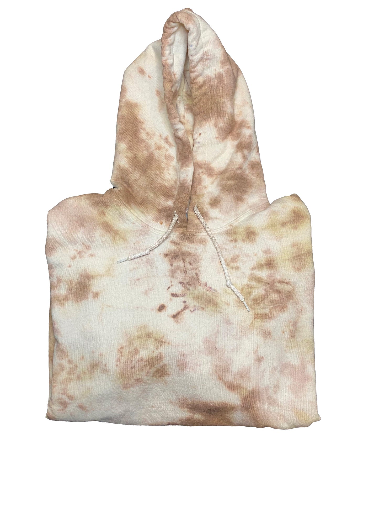 Coffee Tie Dye Hoodie – Handmade, One-of-a-Kind Comfort