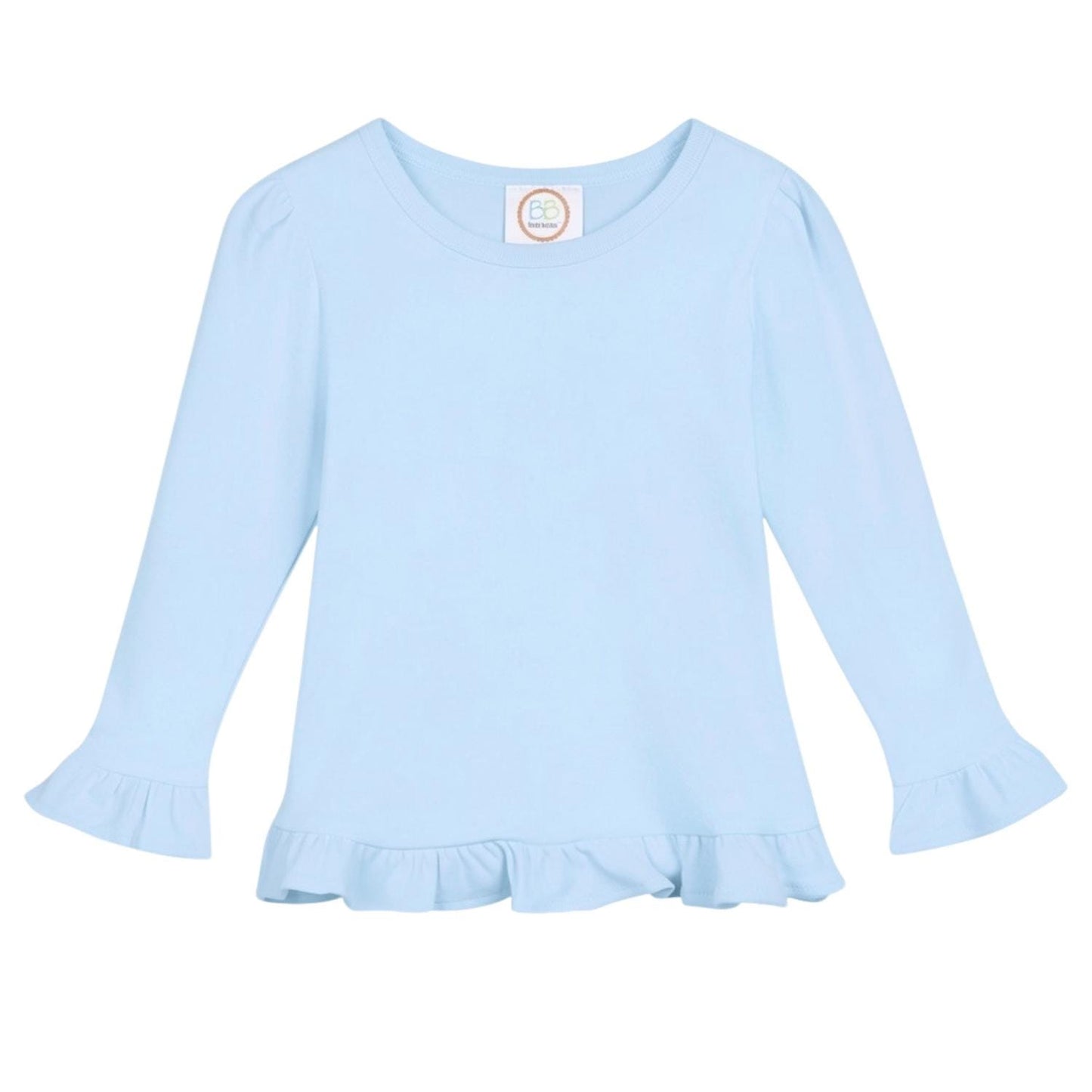 BIG SISTER Embroidered Ruffle Shirt