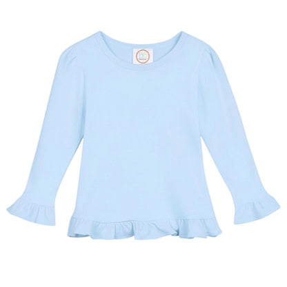 BIG SISTER Embroidered Ruffle Shirt