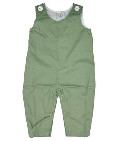 Personalized Embroidered Green Overalls for Boys or girls