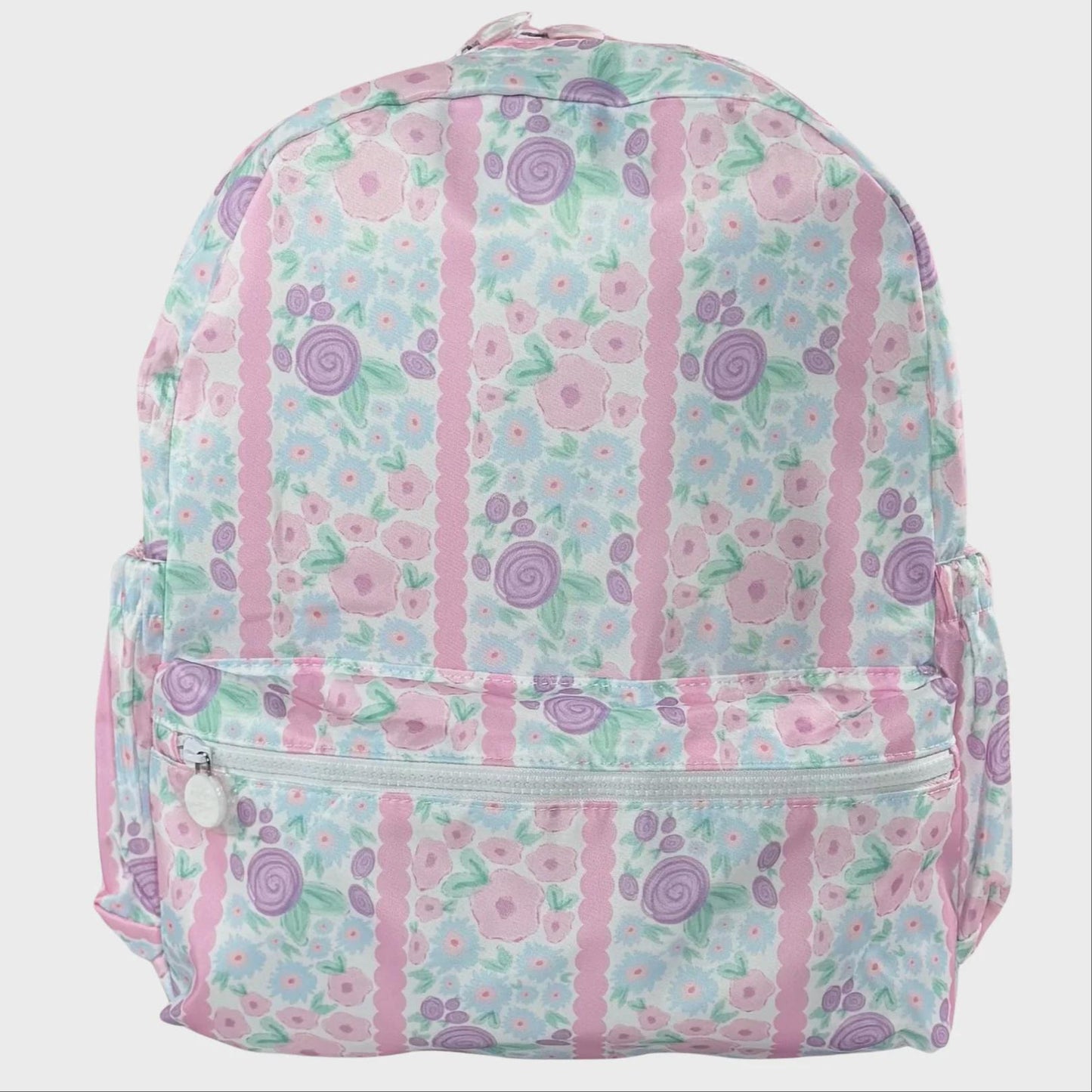 Personalized Pink Scalloped Backpack - Lunch Bag – Toddler & Full Size Options