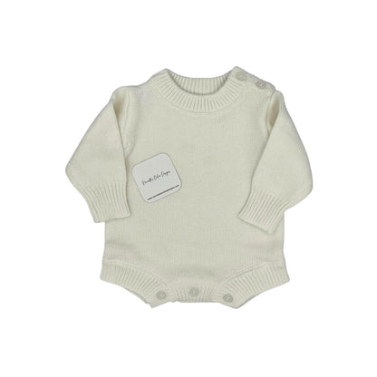 Personalized Embroidered Knitted Ruffle Leg Baby Romper