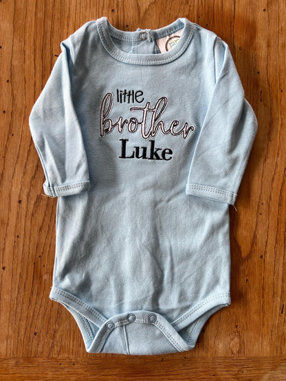 BIG SISTER Embroidered Ruffle Shirt