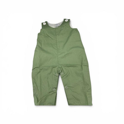 Personalized Embroidered Green Overalls for Boys or girls