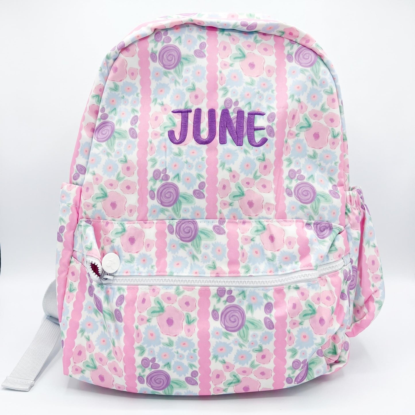 Personalized Pink Scalloped Backpack - Lunch Bag – Toddler & Full Size Options