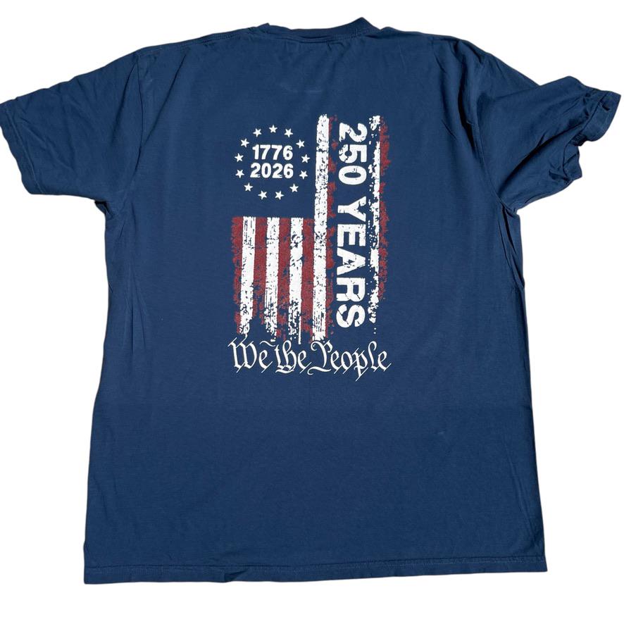 We The People American Flag Tee – 250 Years Anniversary Shirt (1776-2026)