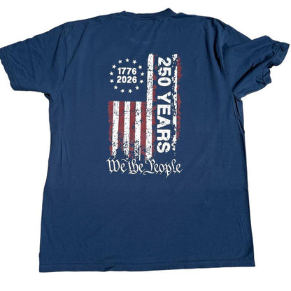 We The People American Flag Tee – 250 Years Anniversary Shirt (1776-2026)