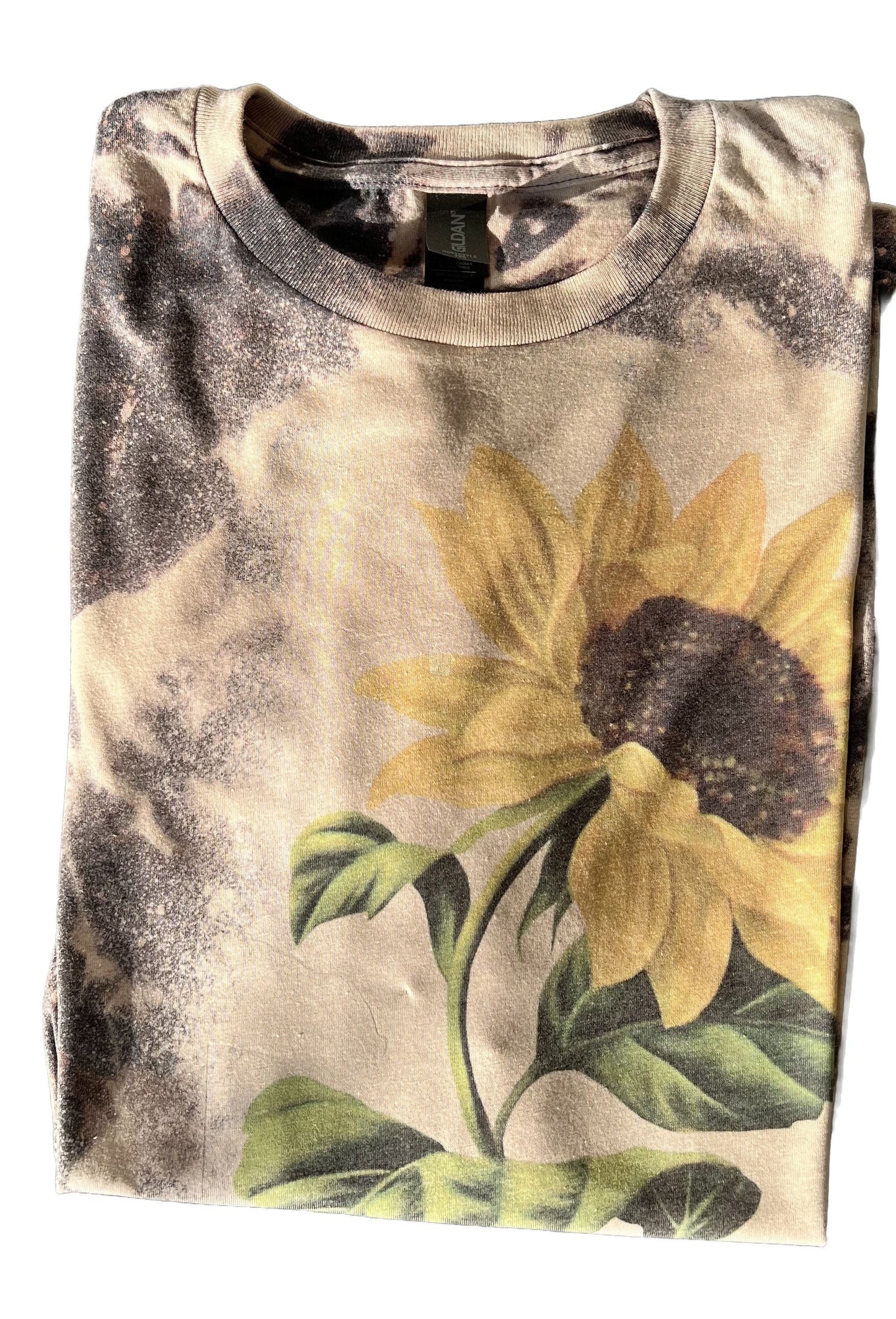 Adult Sunflower Bleached T-Shirt