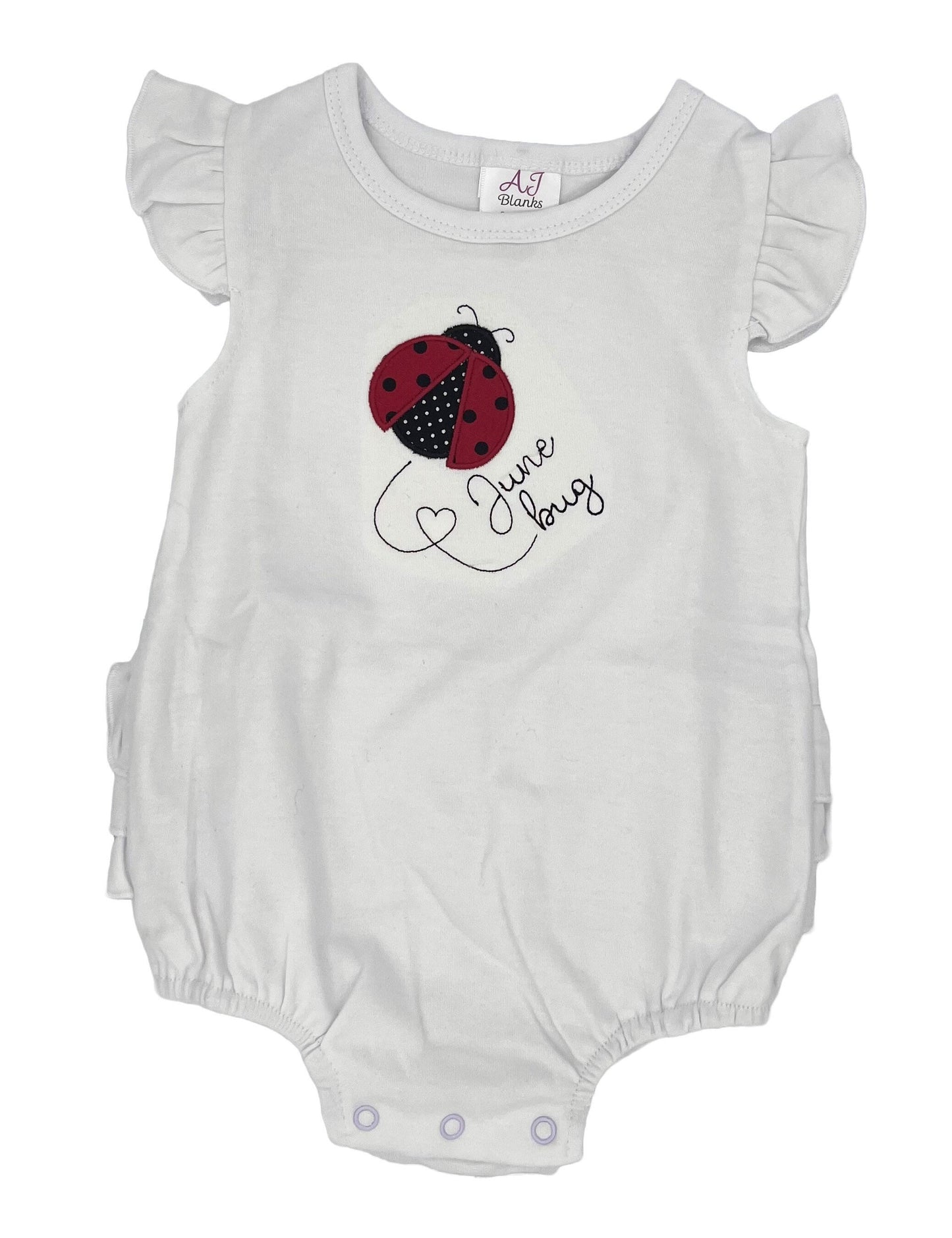 Embroidered Lady Bug Infant/Child Bodysuit/Shirt for infants and Kids