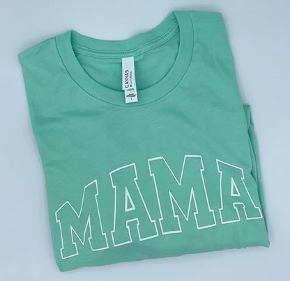 Adult  MAMA Tshirt - Puff Vinyl HTV