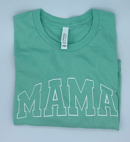 Adult  MAMA Tshirt - Puff Vinyl HTV