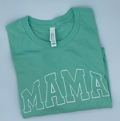 Adult  MAMA Tshirt - Puff Vinyl HTV