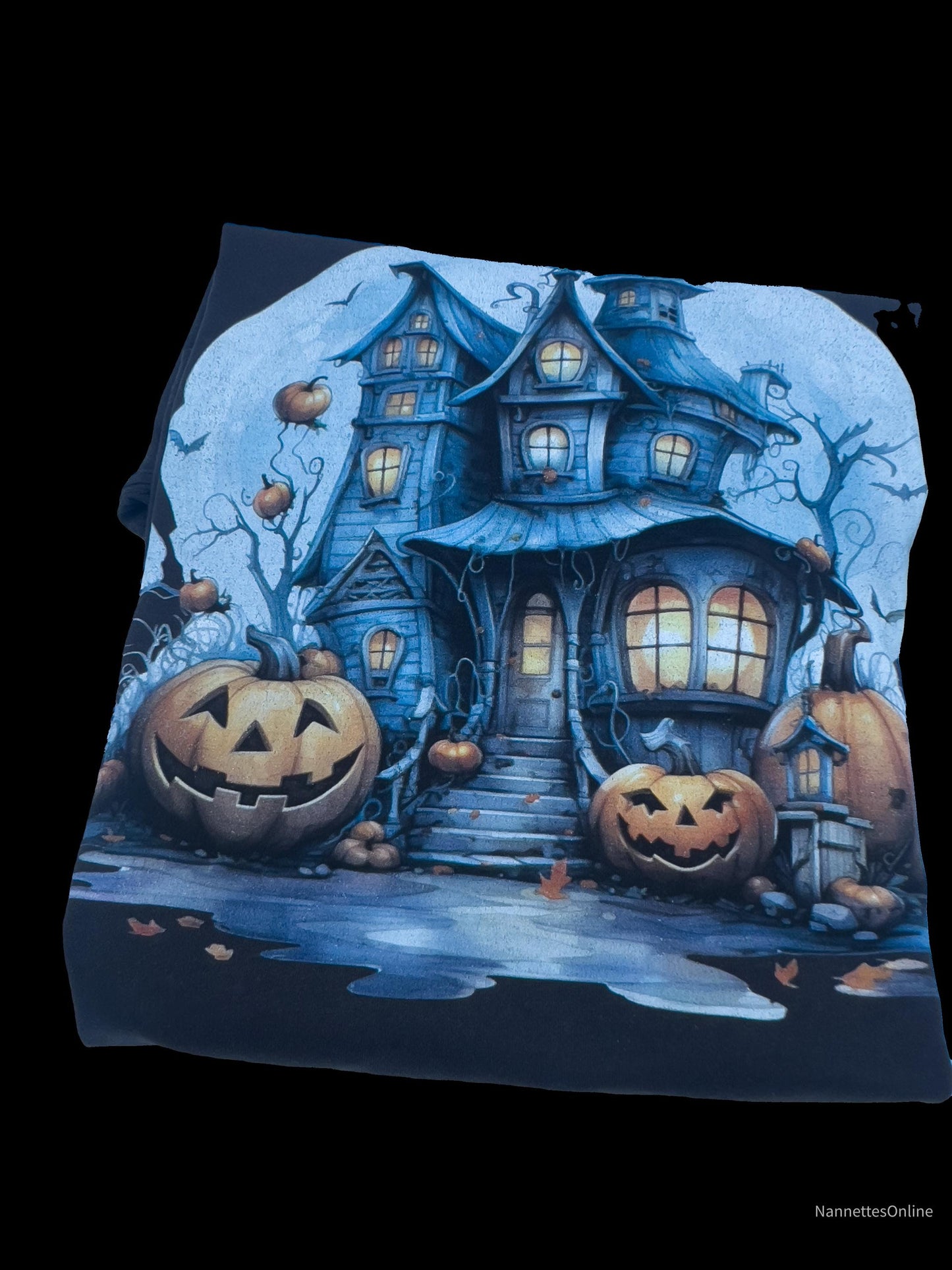 Halloween Haunted House T-Shirt: Spooky Graphic Tee