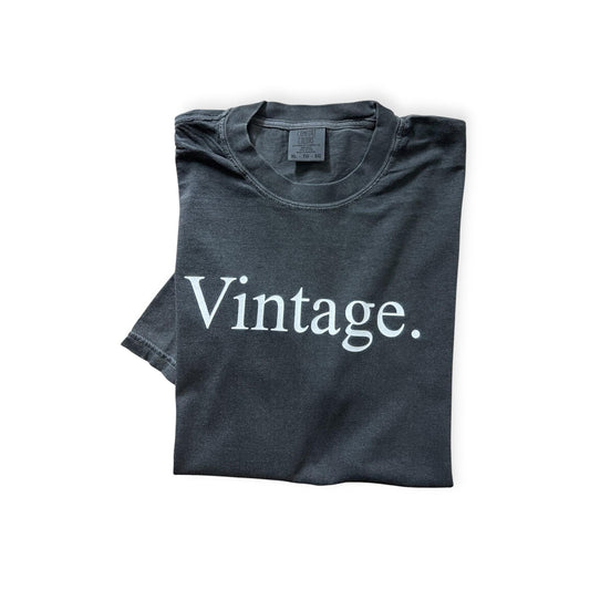 Vintage Graphic Tee | Comfort Colors® Garment-Dyed Cotton T-Shirt | Minimalist Unisex Tee