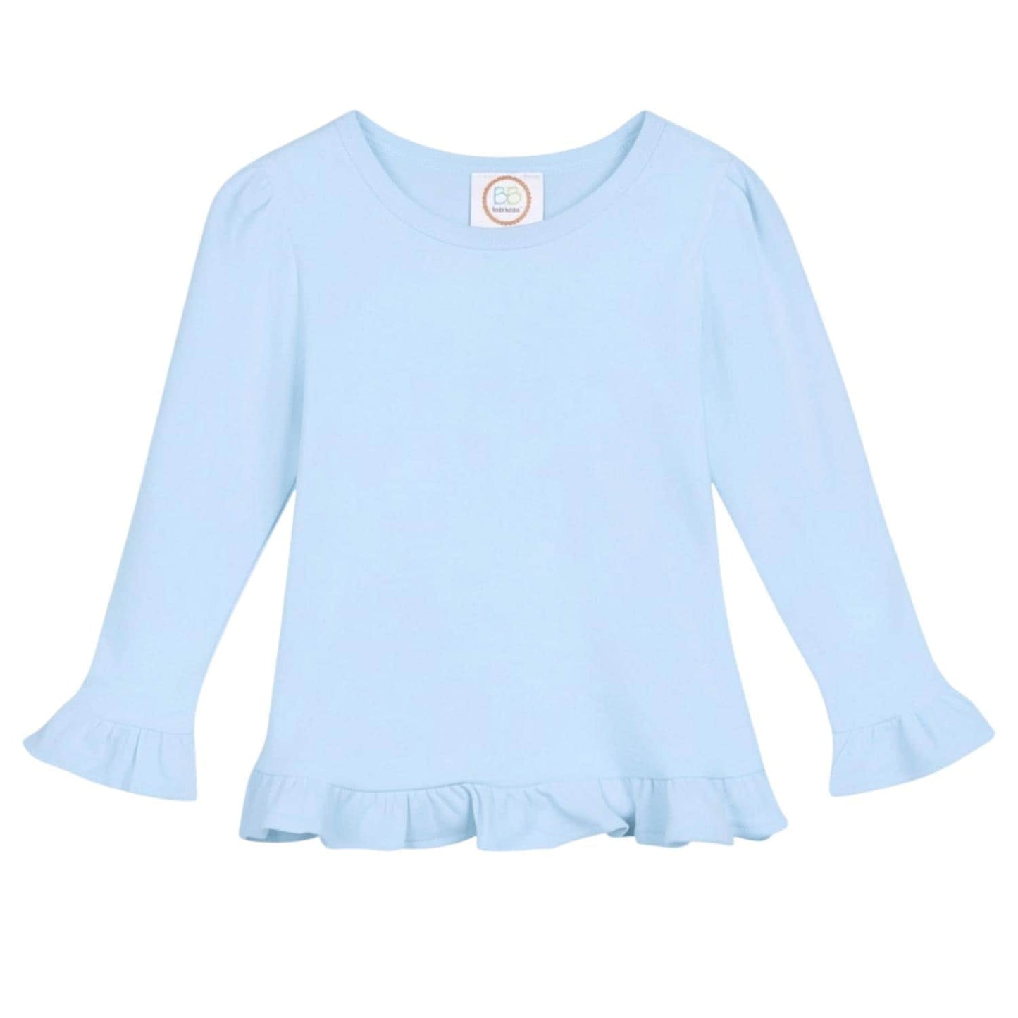 BIG SISTER Embroidered Ruffle Shirt