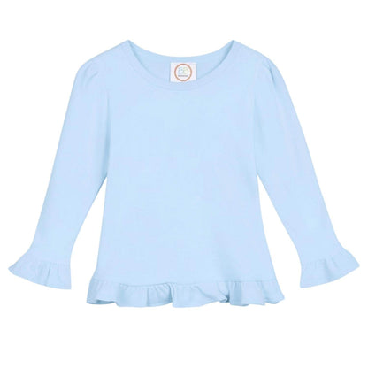 BIG SISTER Embroidered Ruffle Shirt