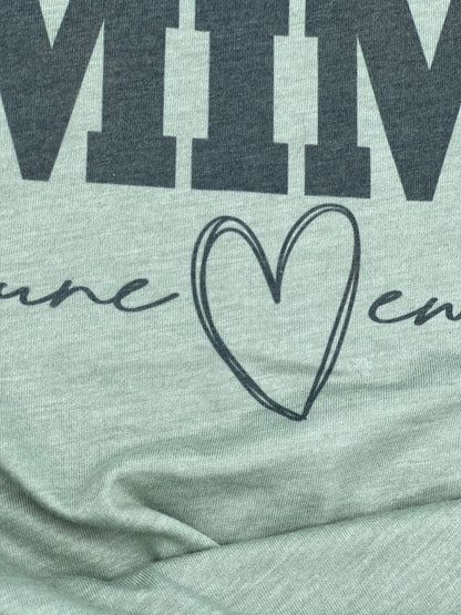 Personalized Mimi T-Shirt – Custom Grandma & Grandchild Name Shirt