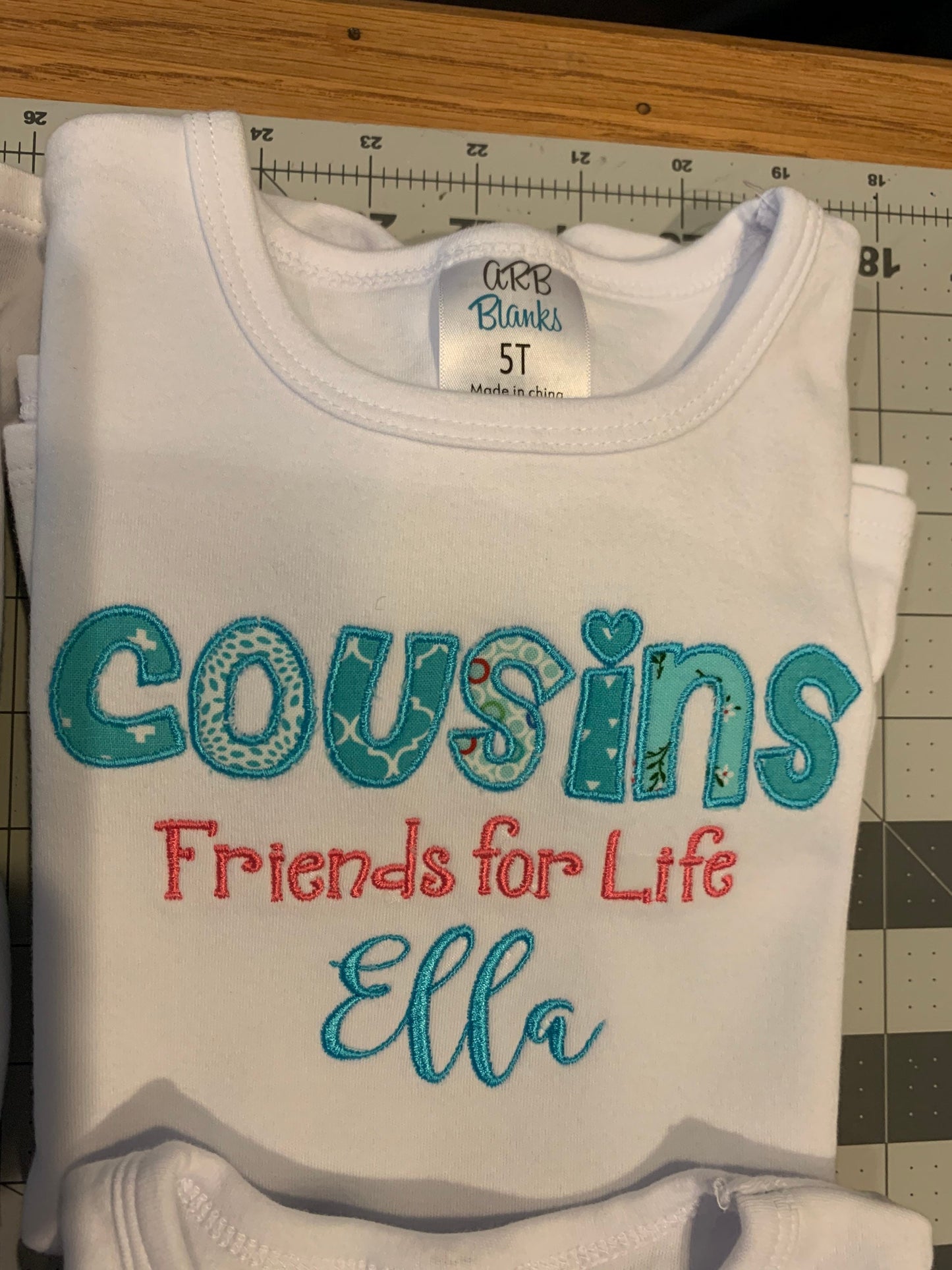 Cousins are Friends for Life Embroidered Shirt, Cousins shirts are great for reunions, Easter and other get togethers.