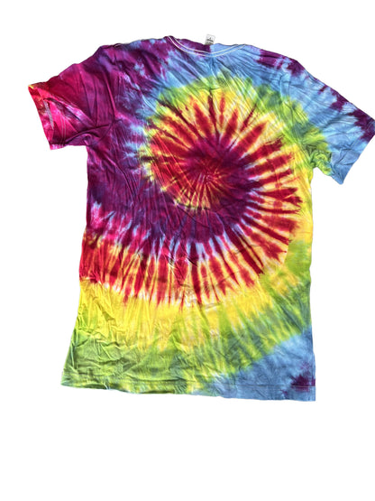 Handmade Rainbow Tie-Dye T-Shirt – Unisex Bella + Canvas