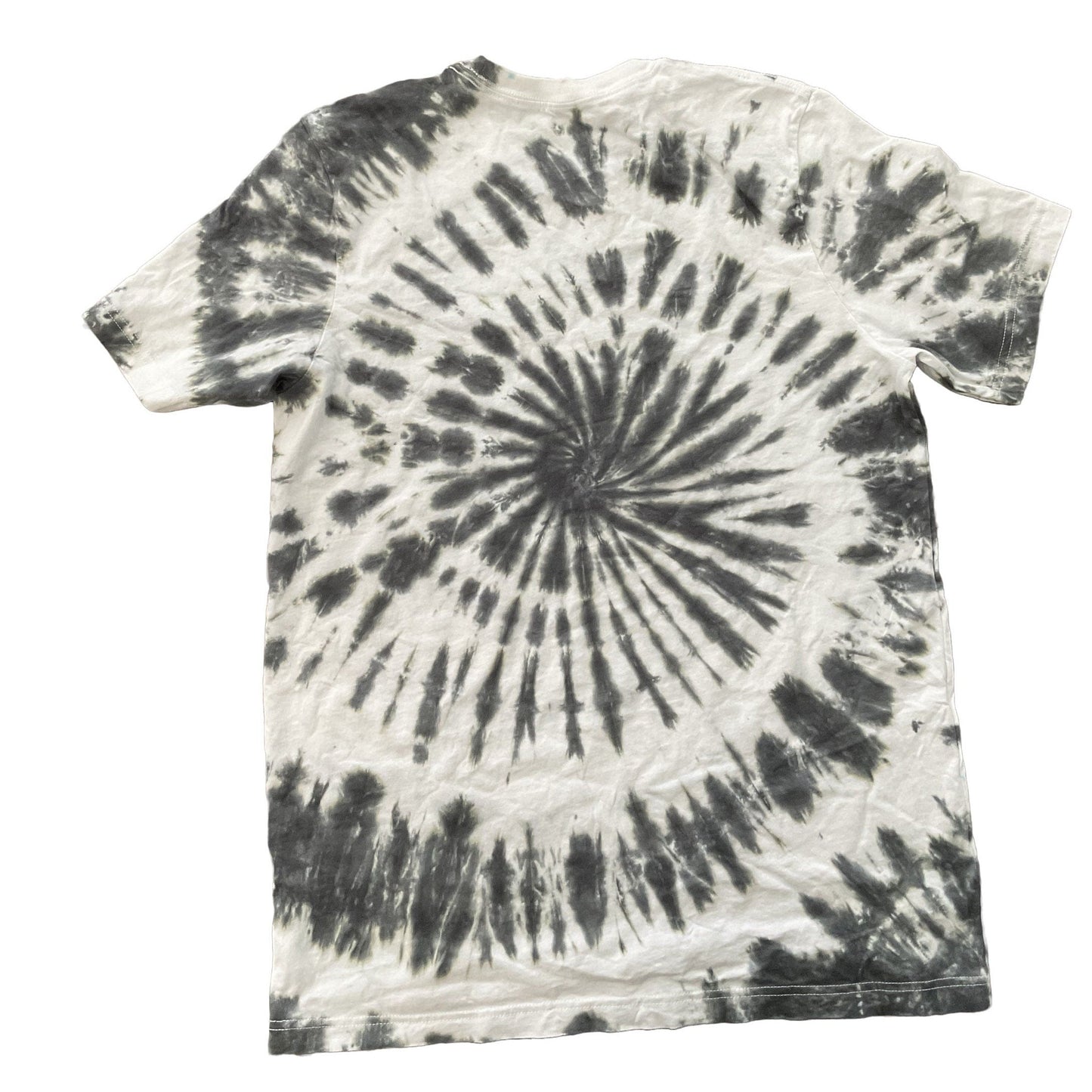 How To Make a Black Spiral Tie Dye T-shirt 