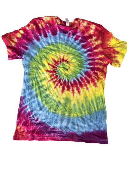 Handmade Rainbow Tie-Dye T-Shirt – Unisex Bella + Canvas