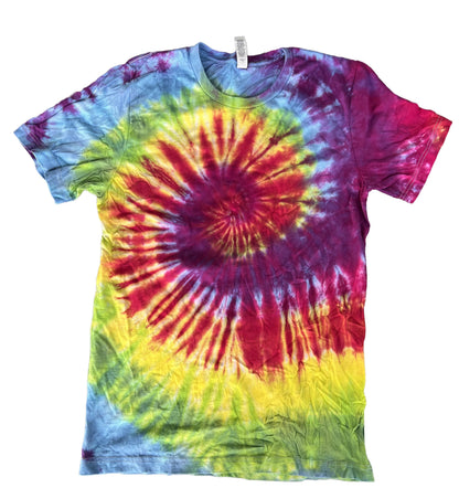 Handmade Rainbow Tie-Dye T-Shirt – Unisex Bella + Canvas