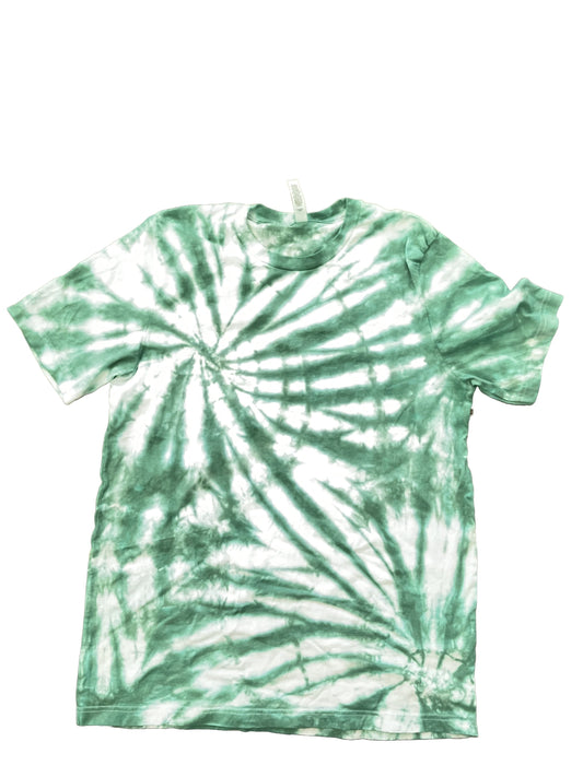 Green Double Spiral Tie Dye T-shirt